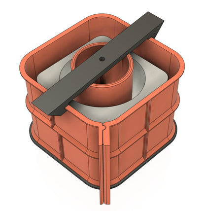 Custom mold design. 3D-modeling
