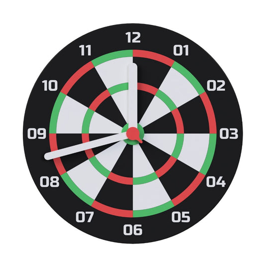 3D-Printed Dart Clock