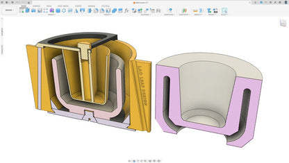 Column Candle Jar — Housing Frame for Silicone Mold making (Scalable)