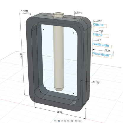 Propagation Vase / Test Tube Square Planter