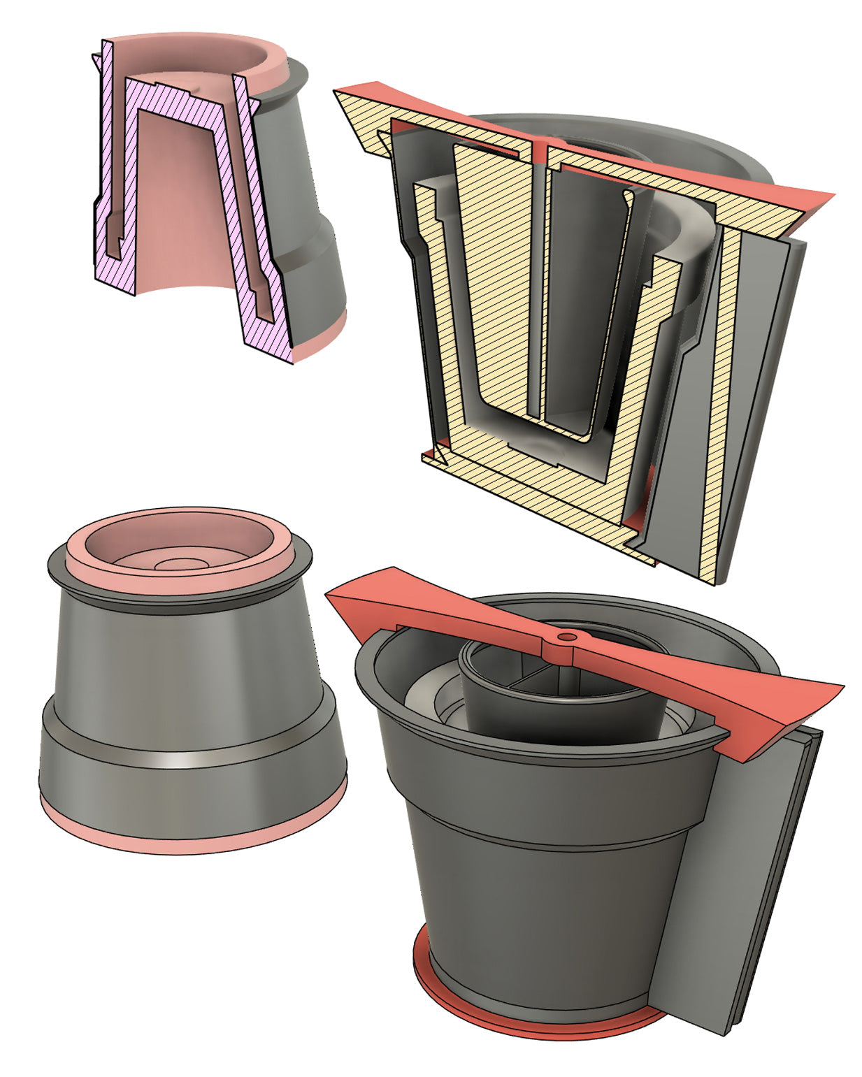 Custom mold design. 3D-modeling