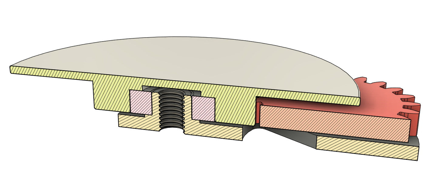 Turntable For Photography — 3D-Printed Rotary Table D130 STL files (4 RPM Motor AC 220V)