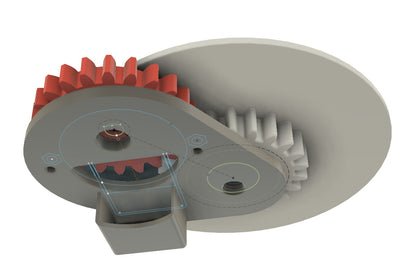 Turntable For Photography — 3D-Printed Rotary Table D130 STL files (4 RPM Motor AC 220V)