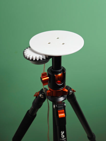 Turntable For Photography — 3D-Printed Rotary Table D130 STL files (4 RPM Motor AC 220V)
