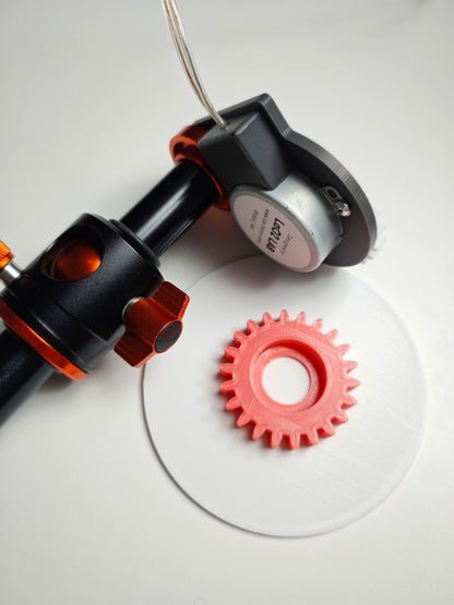 Turntable For Photography — 3D-Printed Rotary Table D130 STL files (4 RPM Motor AC 220V)