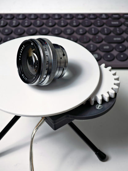 Turntable For Photography — 3D-Printed Rotary Table D130 STL files (4 RPM Motor AC 220V)