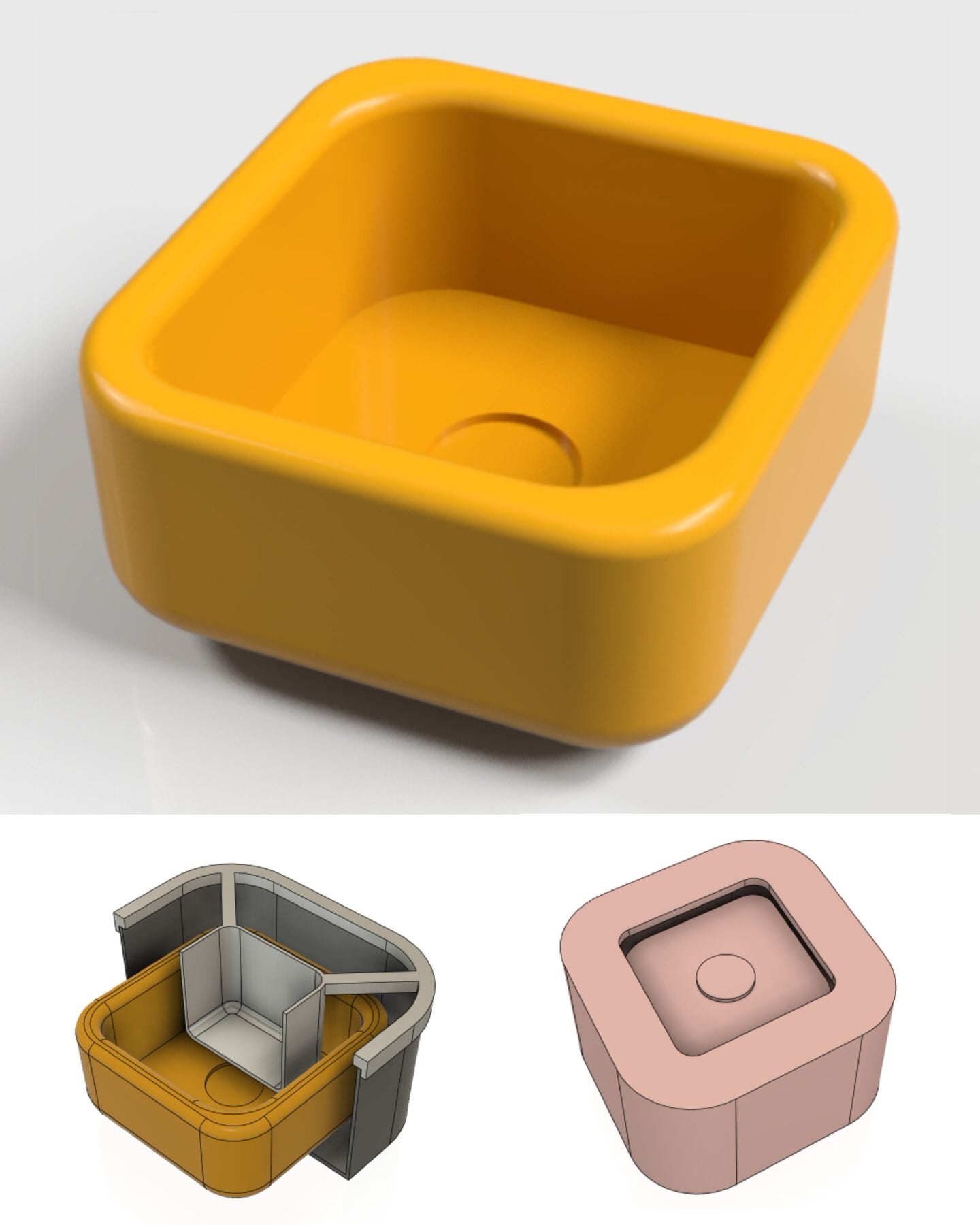 Tealight Сandles Colection — 3D-printed Silicone Mold Housing Frame (STL Files)