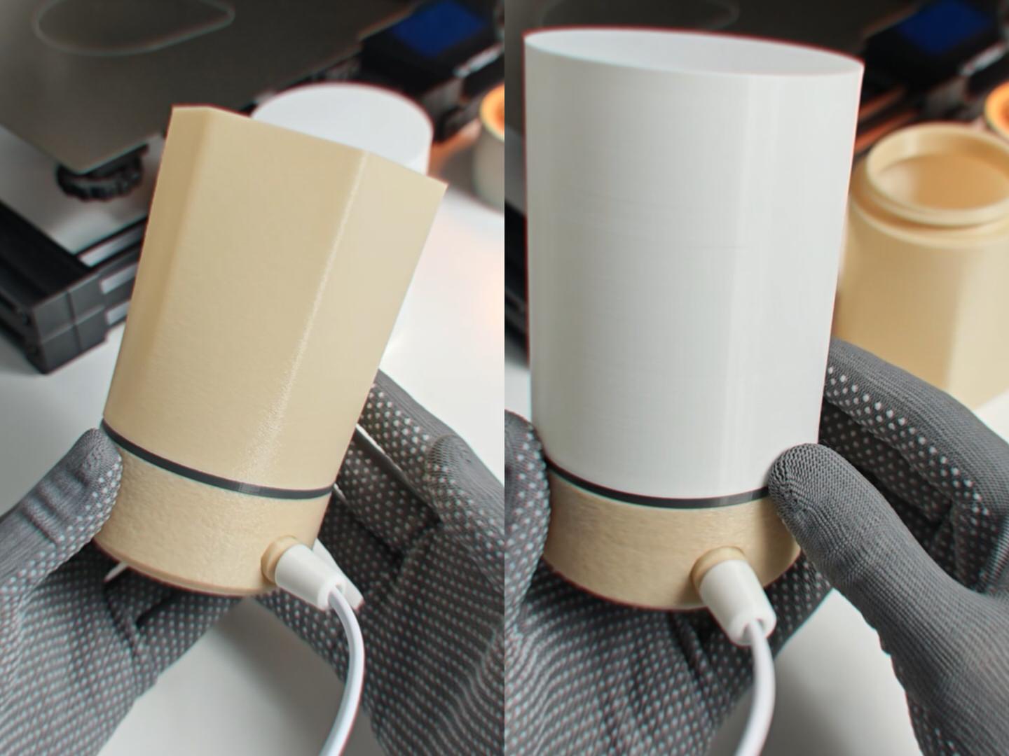 STL Table lamp with Shade. 3D-printed Customizable Home Lighting. E27 socket