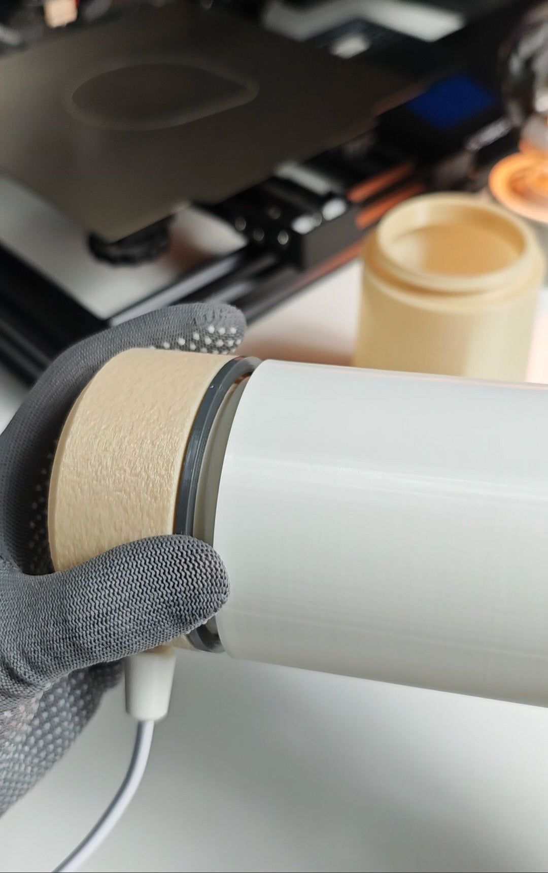 STL Table lamp with Shade. 3D-printed Customizable Home Lighting. E27 socket
