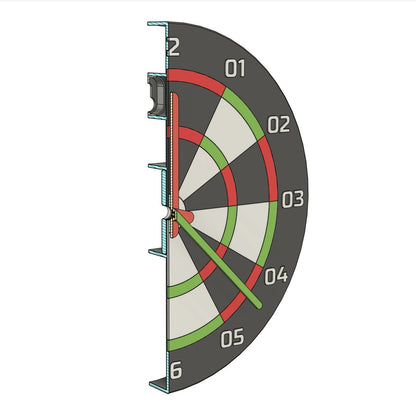 3D-Printed Dart Clock