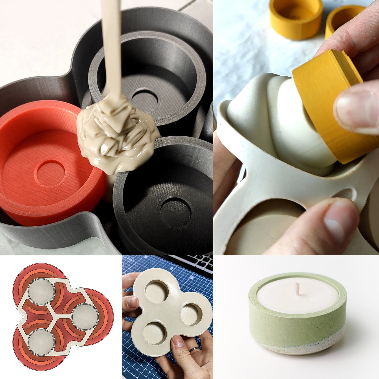 Custom mold design. 3D-modeling