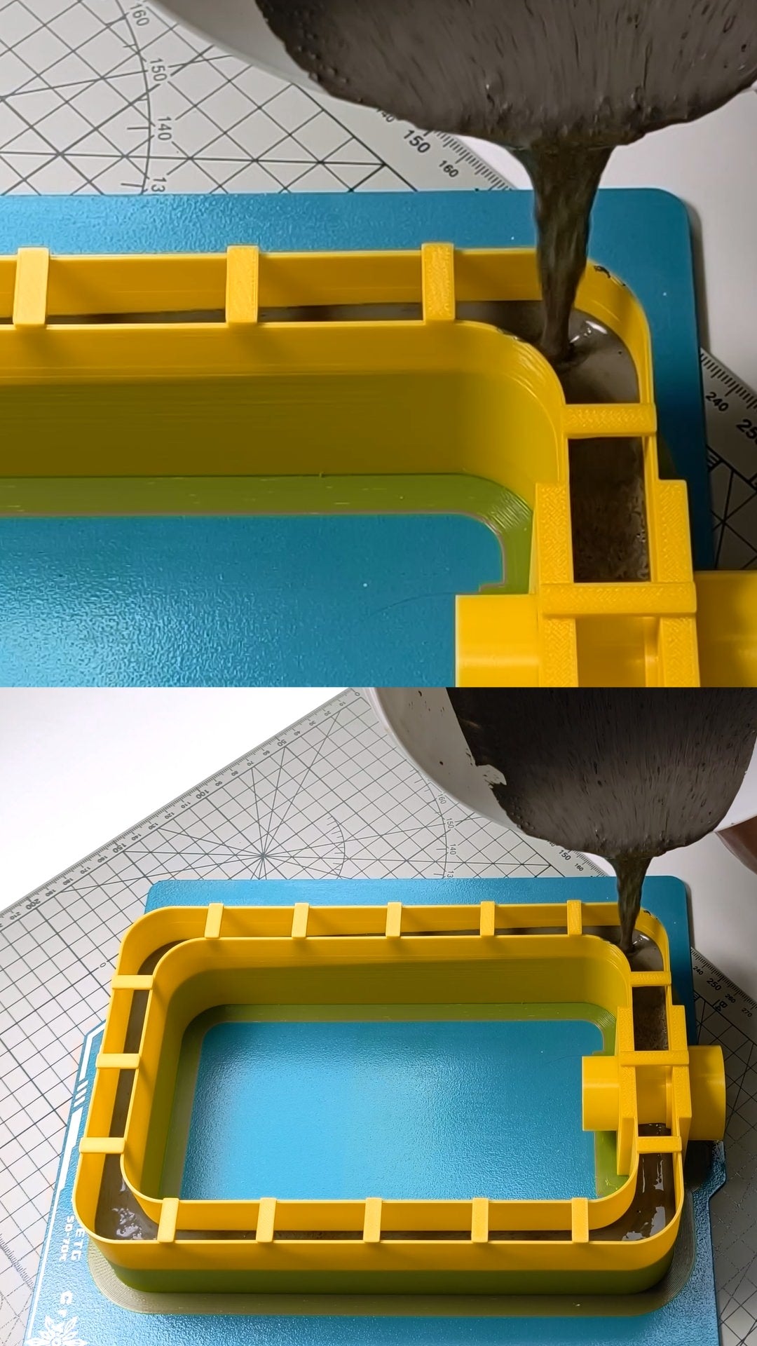 3D-Printable Frame Vase, PLA Mold for Concrete, 10 Test Tube Designs + Fusion 360 Source (Customizable / Scalable)