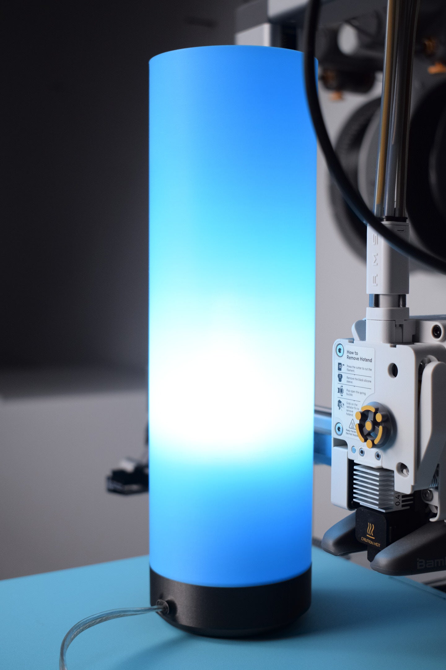 STL Table lamp with Shade. 3D-printed Customizable Home Lighting. E27 socket