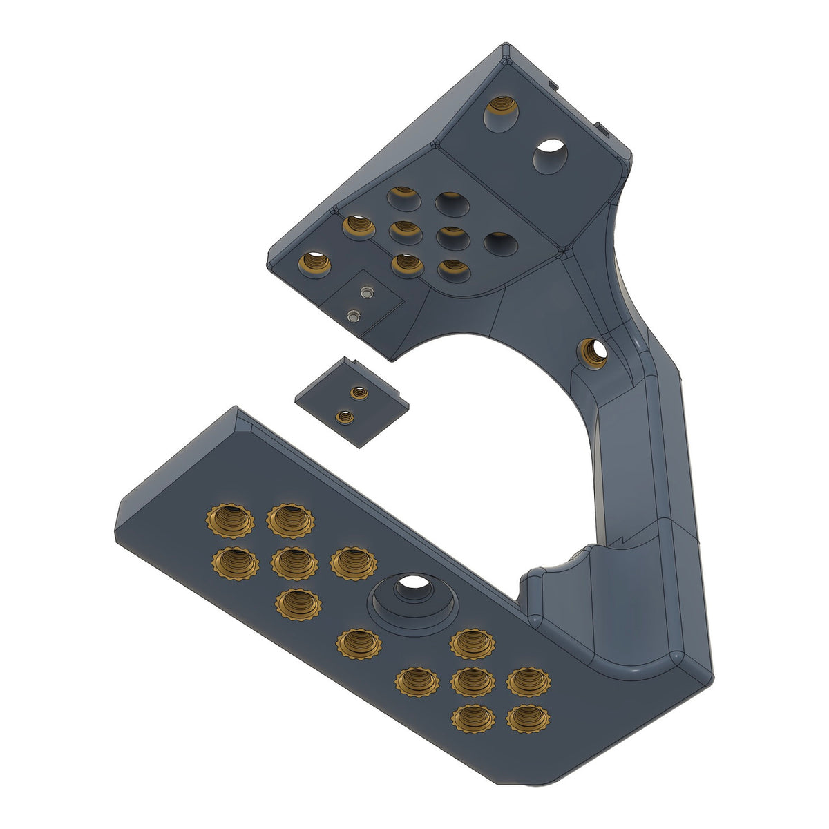 3D-Print Cage for LUMIX S5II/S5IIX/G9II Arca-Swiss base, NATO rails, 1/4" Threaded inserts