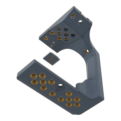 3D-Print Cage for LUMIX S5II/S5IIX/G9II Arca-Swiss base, NATO rails, 1/4" Threaded inserts