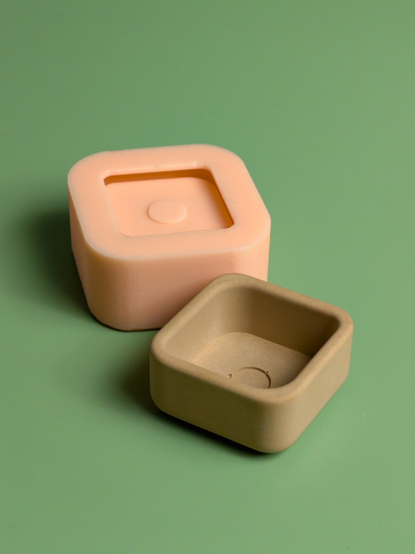 Tealight Сandles Colection — 3D-printed Silicone Mold Housing Frame (STL Files)