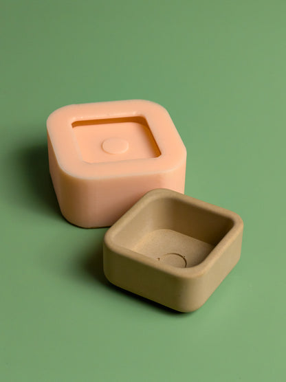 Tealight Сandles Colection — 3D-printed Silicone Mold Housing Frame (STL Files)