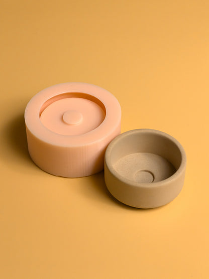 Tealight Сandles Colection — 3D-printed Silicone Mold Housing Frame (STL Files)