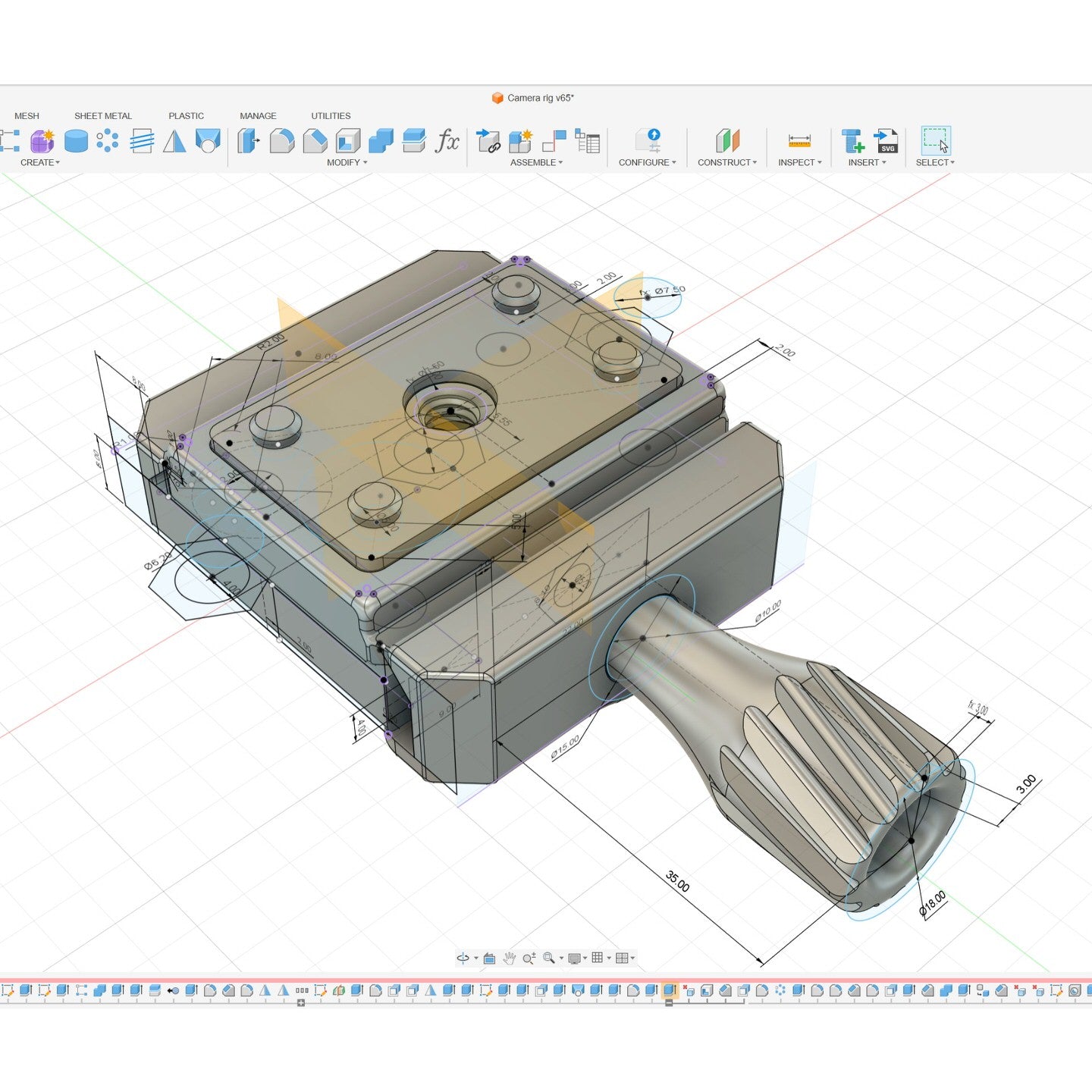 Arca Quick Release 3D-printed STL