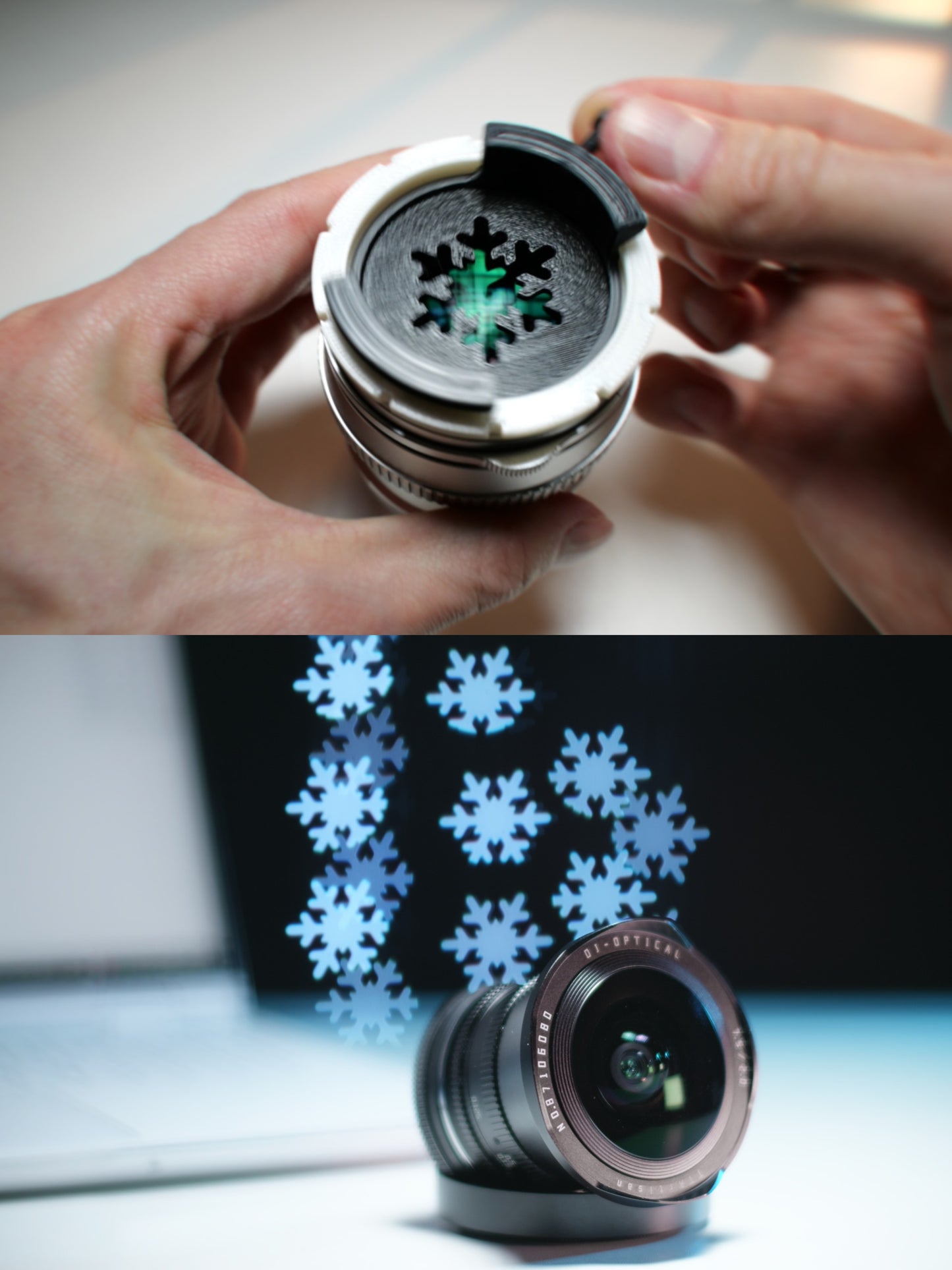 3D-Printed Custom Bokeh Filters