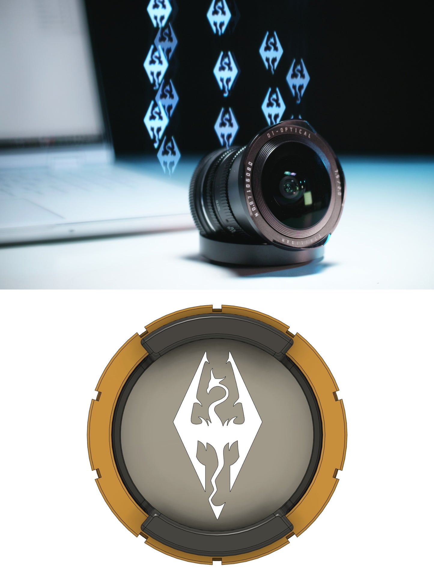 3D-Printed Custom Bokeh Filters