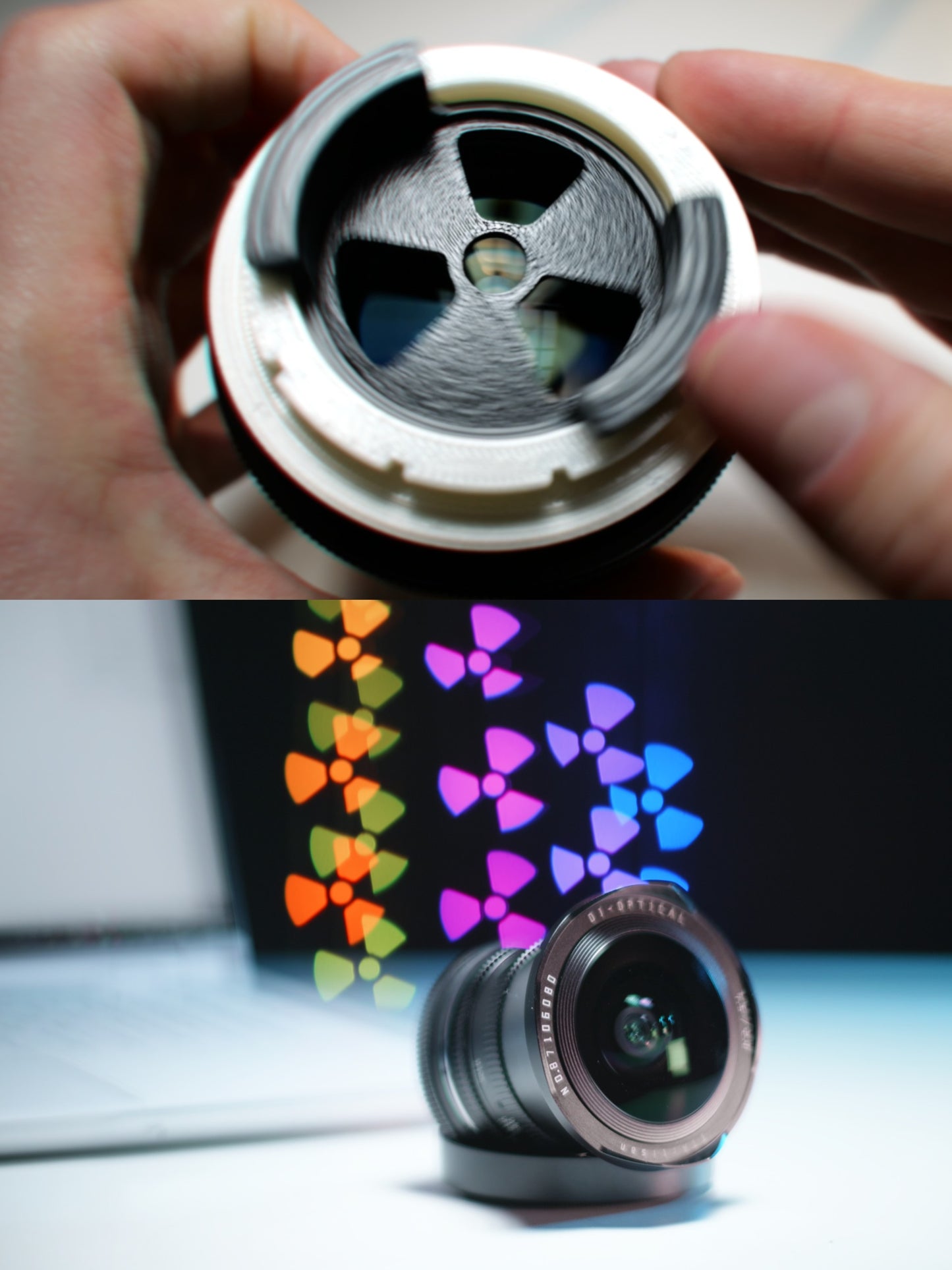 3D-Printed Custom Bokeh Filters