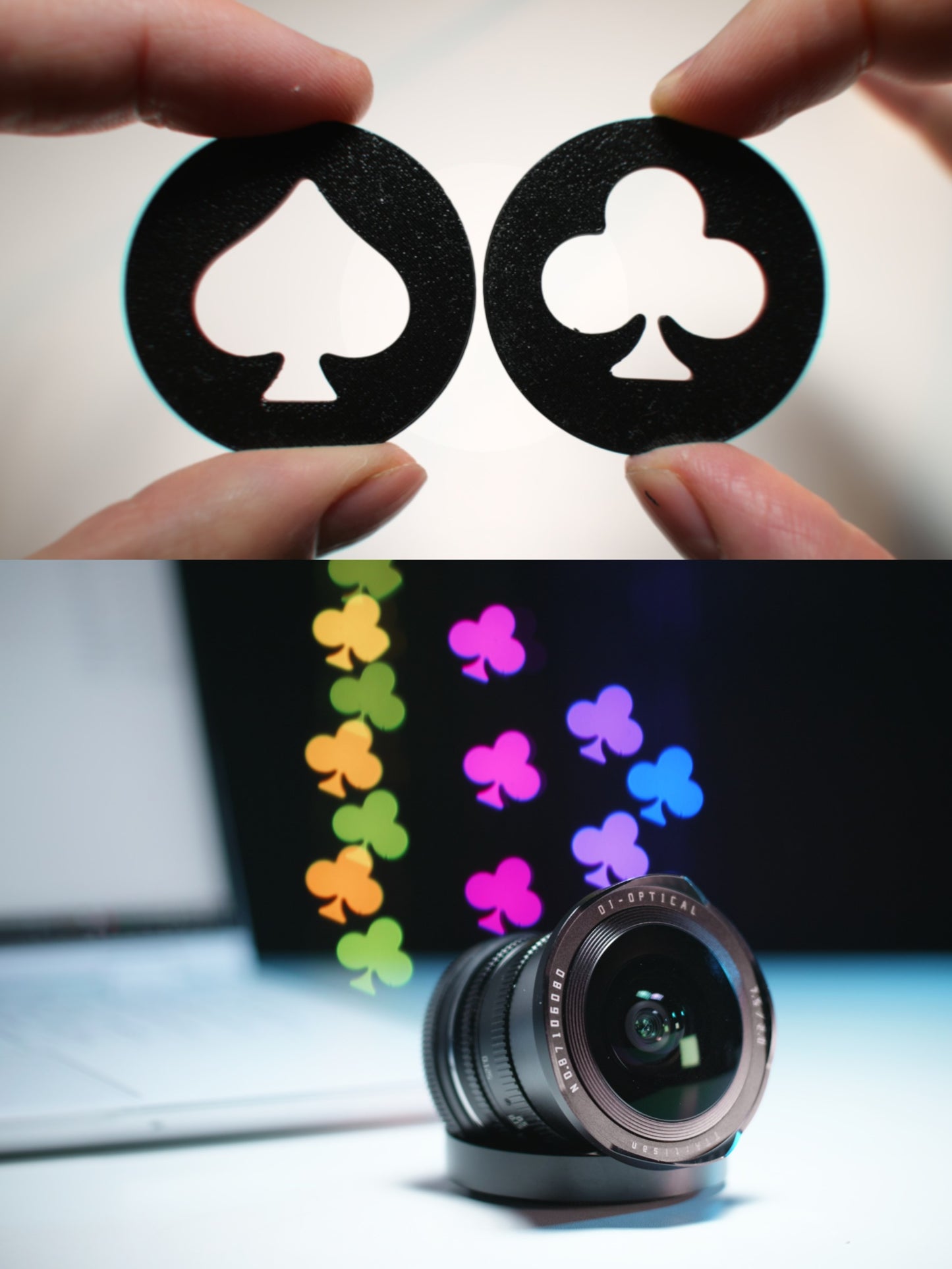 3D-Printed Custom Bokeh Filters