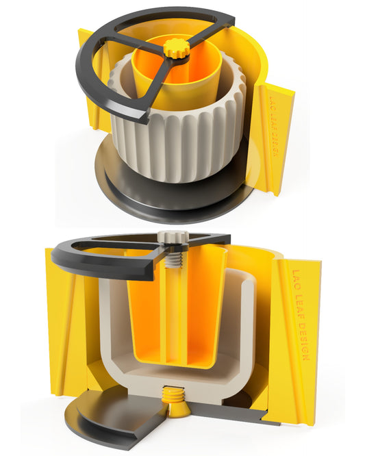 Column Candle Jar — Housing Frame for Silicone Mold making (Scalable)