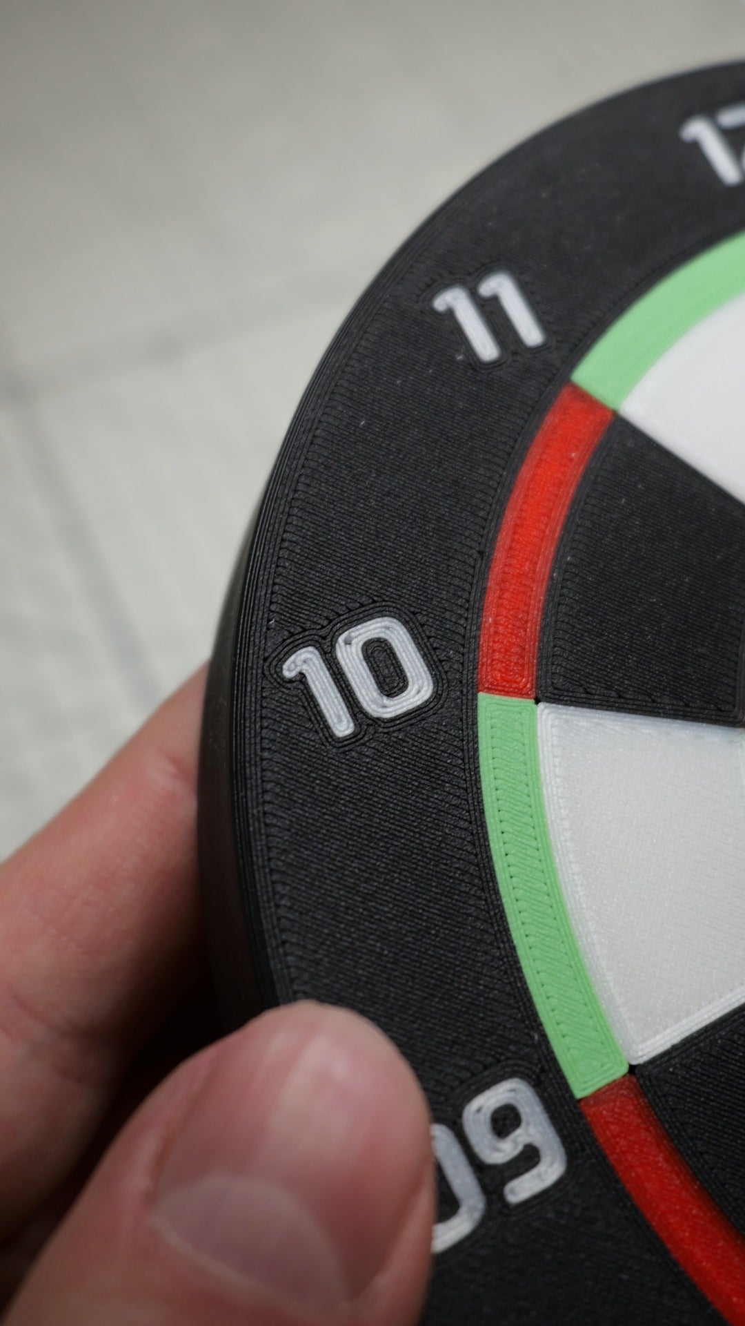 3D-Printed Dart Clock