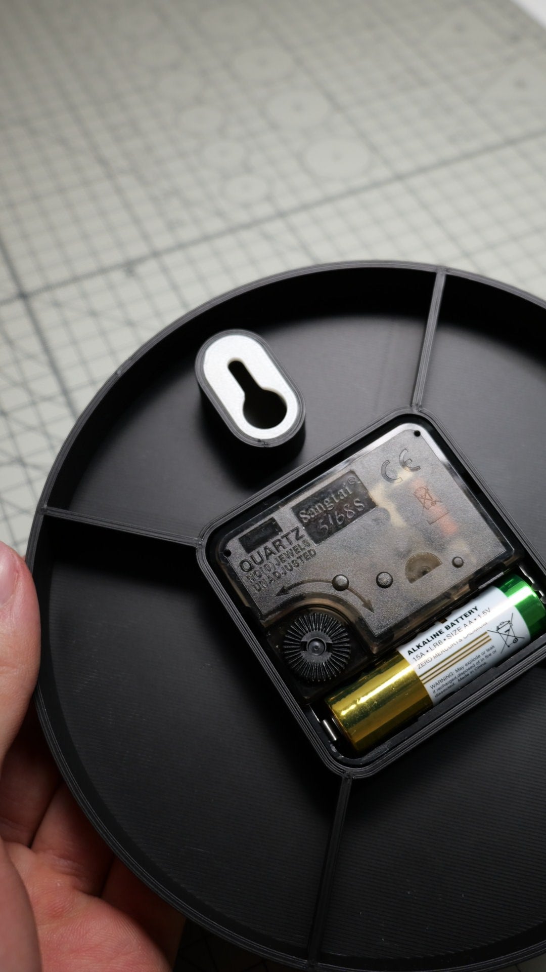 3D-Printed Dart Clock